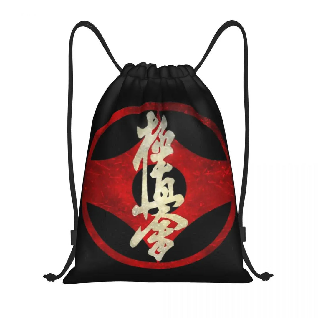 Kyokushin Karate Logo Drawstring Backpack