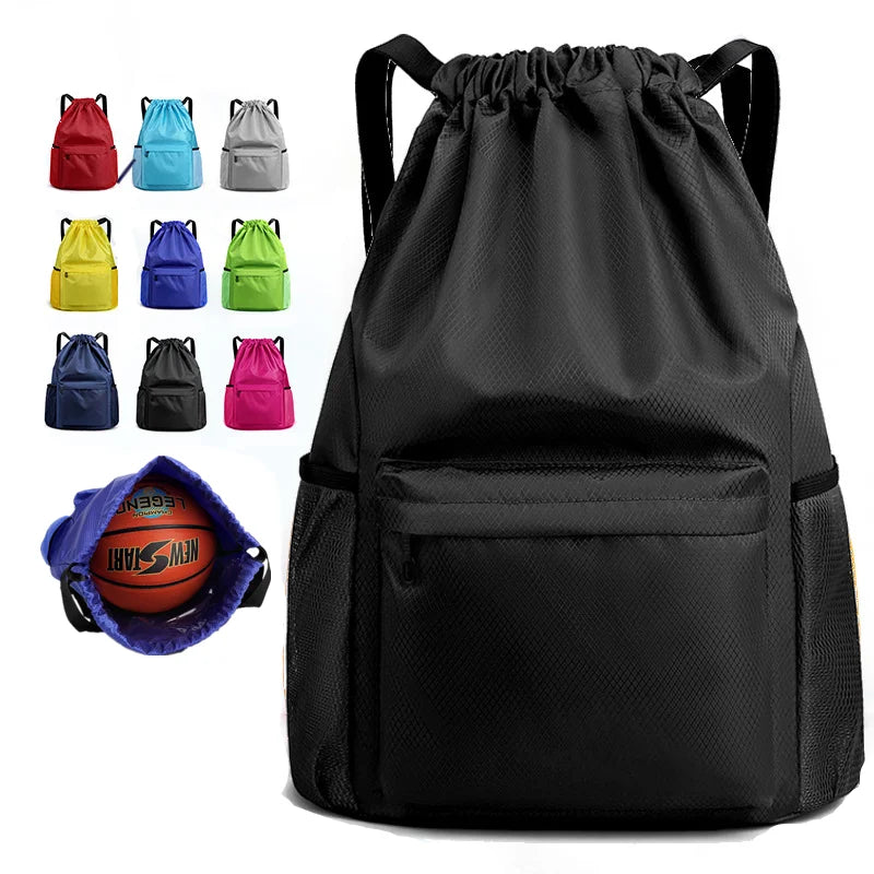 Sports Drawstring Backpack String Bag Sackpack