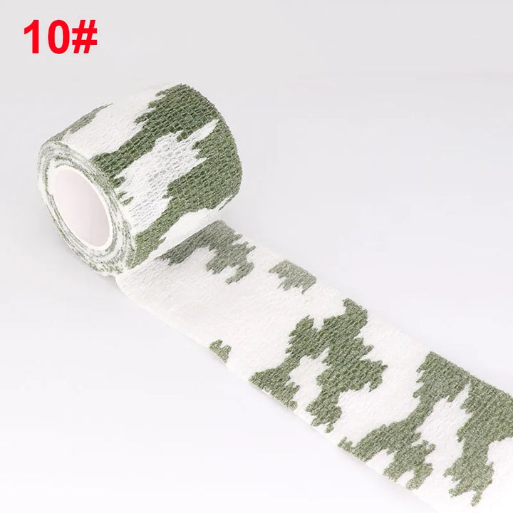 Camouflage Sport Elastic Wrap Tape 2.5cm Gun Hunt