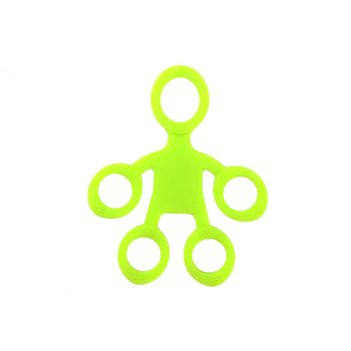 Finger Grip Silicone Ring Exerciser Antistress Resistance Band Fitness Stretcher 3 Levels Finger Sensory Toy for Autism ADHD