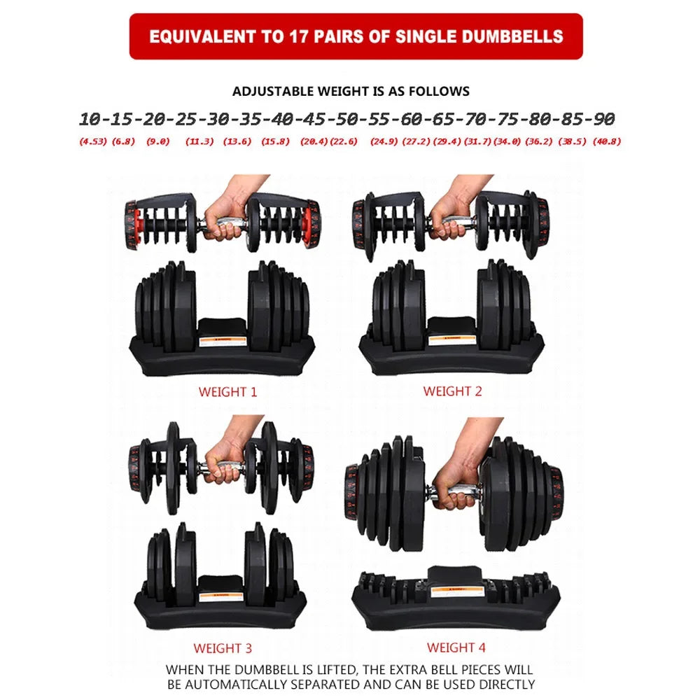 Iron Workout Weights Exercise Gym Fitness Dumbell