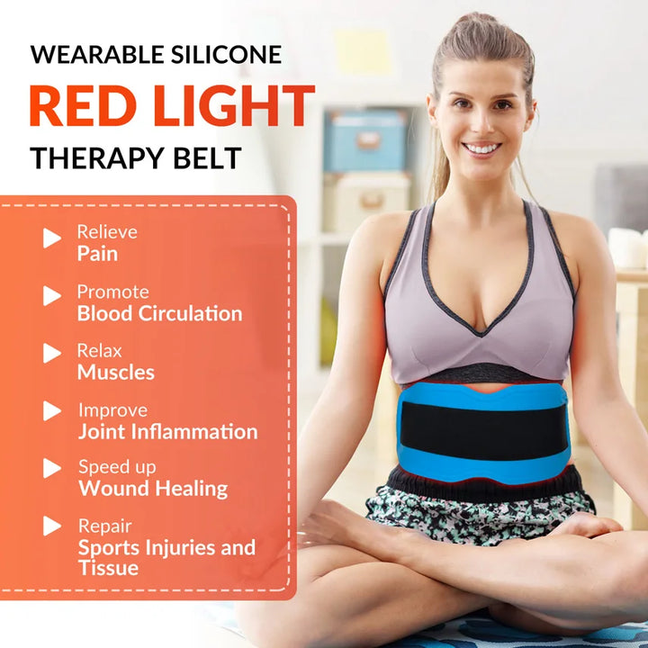 24W Knee Heating Pad Red Infrared Light Phototherapy Body