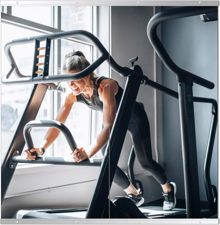 Home Gym Mirror, 48" x 24" x 2pcs, Large Full Body Mirror for Yoga