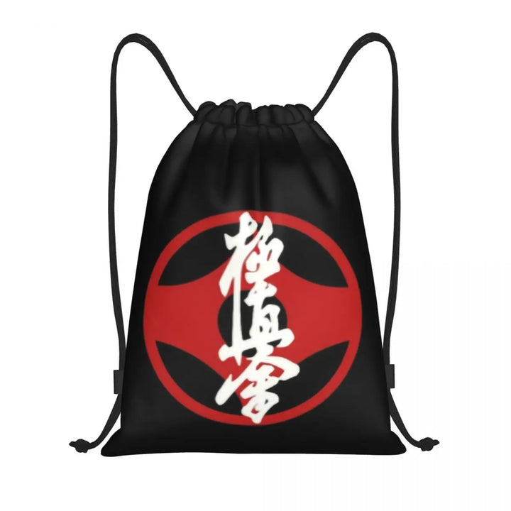 Kyokushin Karate Logo Drawstring Backpack