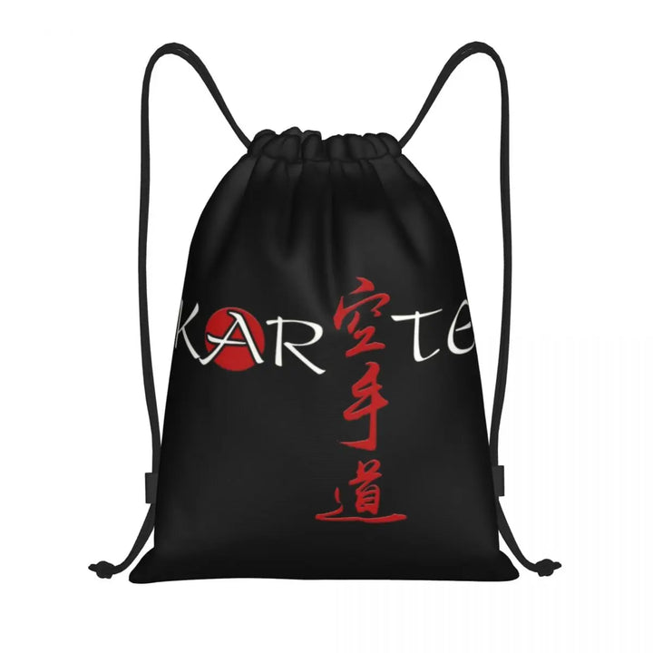 Kyokushin Karate Logo Drawstring Backpack