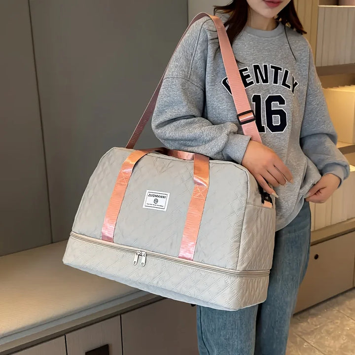 Luxury Duffel Bag, Large Capacity Handbag Shoulder