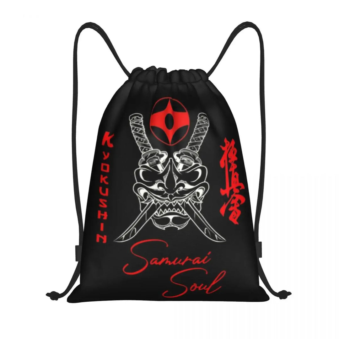Kyokushin Karate Logo Drawstring Backpack