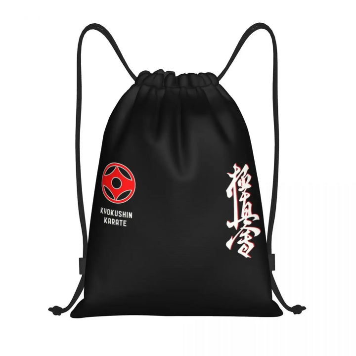 Kyokushin Karate Logo Drawstring Backpack