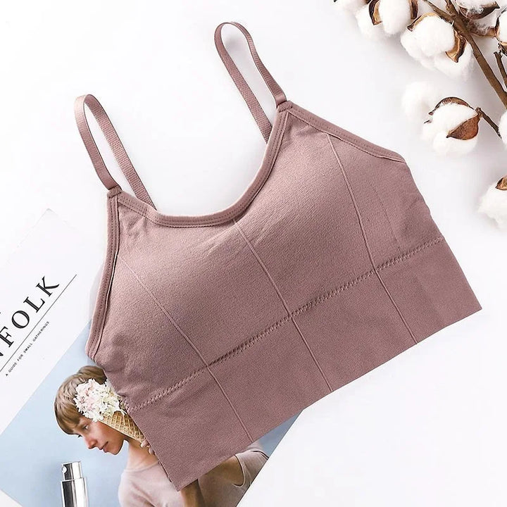 1PCS Adjustable Sports Bra with removable cups Seamless