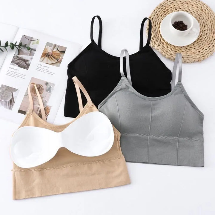 1PCS Adjustable Sports Bra with removable cups Seamless