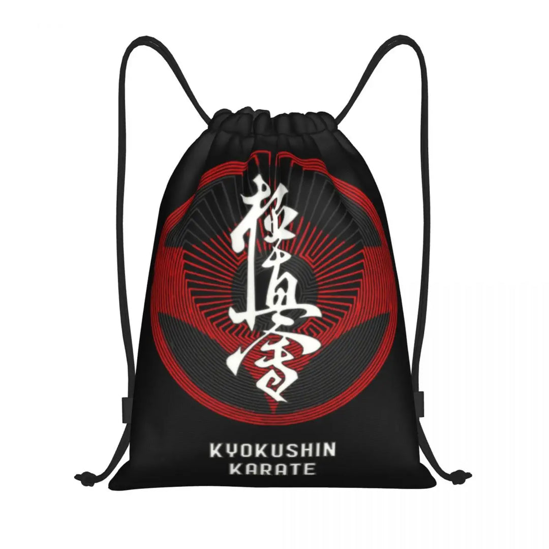Kyokushin Karate Logo Drawstring Backpack