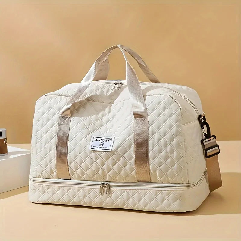 Luxury Duffel Bag, Large Capacity Handbag Shoulder