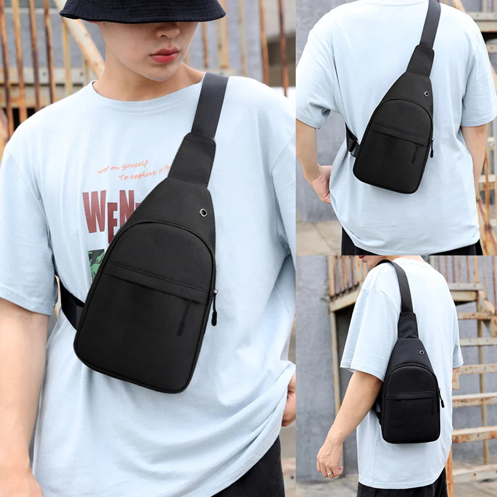 2023 Fashion Man Small Chest Bag Phone Pocket Cross Body