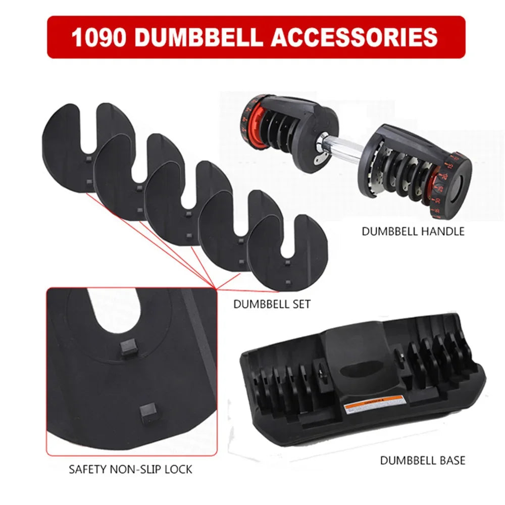 Iron Workout Weights Exercise Gym Fitness Dumbell