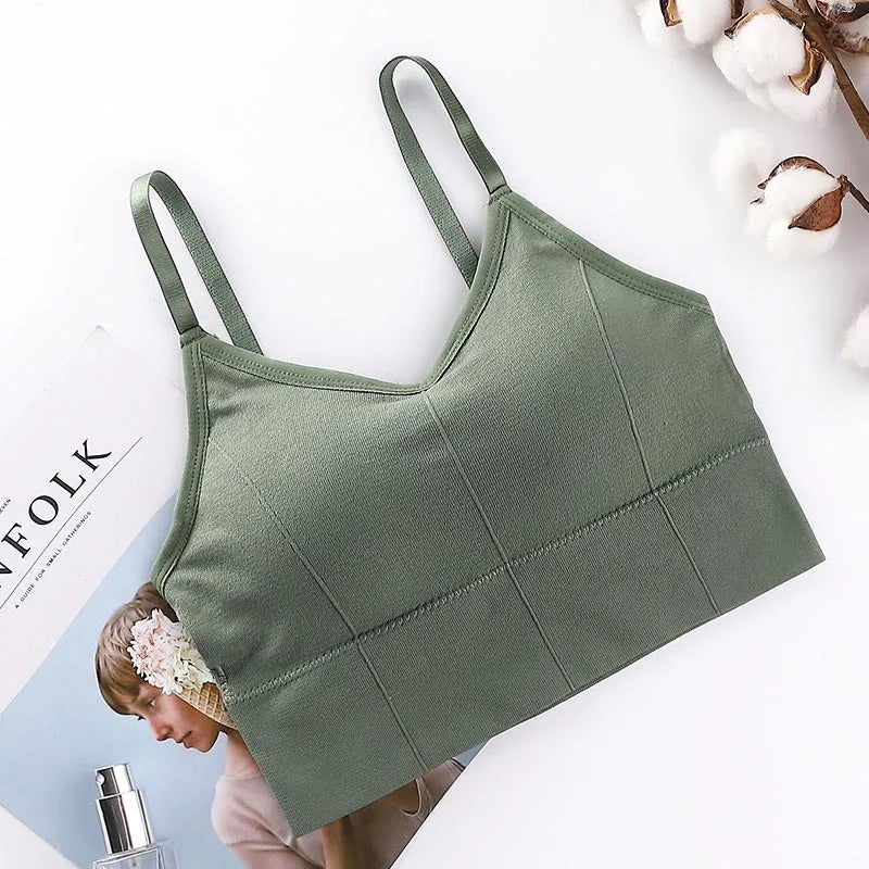 1PCS Adjustable Sports Bra with removable cups Seamless