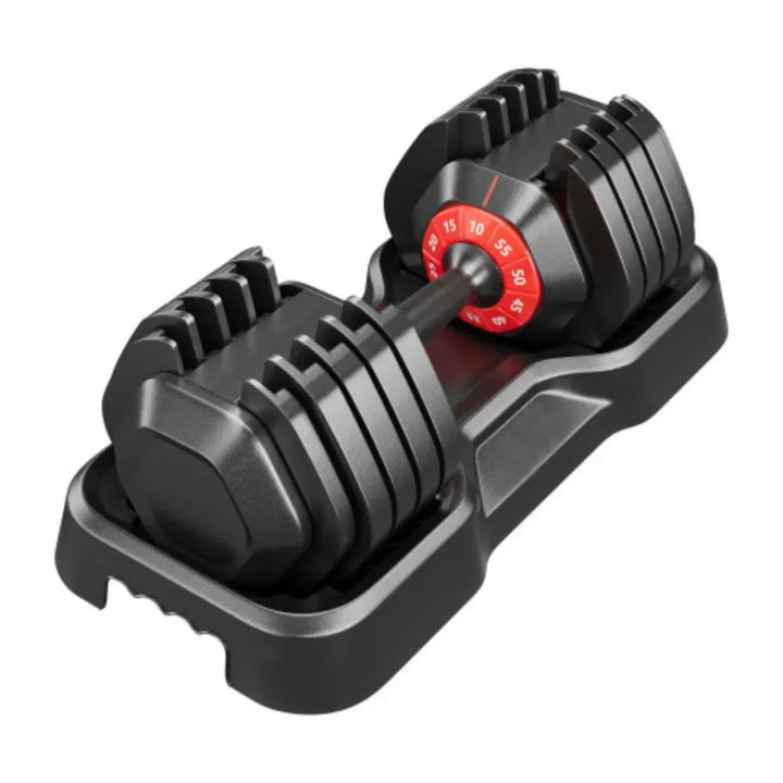 Adjustable Dumbbell Set Black Dumbbell for Home Gym Full Body