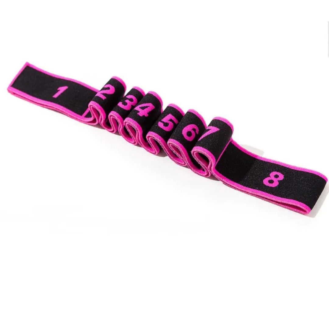 Yoga Pull Strap Belt Girl Elastic Latin Dance Stretching Band Loop
