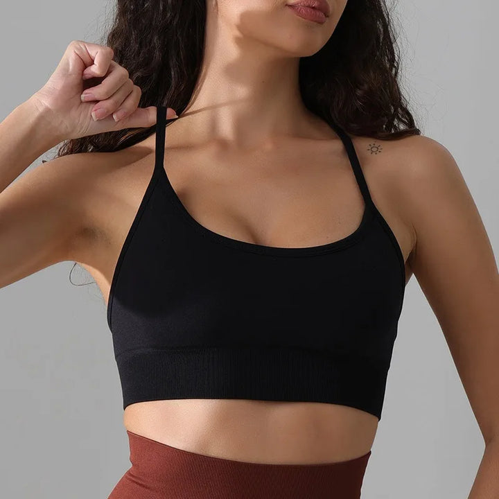 Sports Bra Cross Back Gym Top Women Yoga Clothes