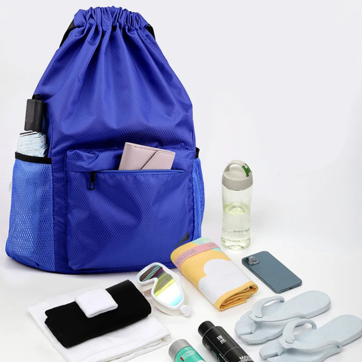 Sports Drawstring Backpack String Bag Sackpack