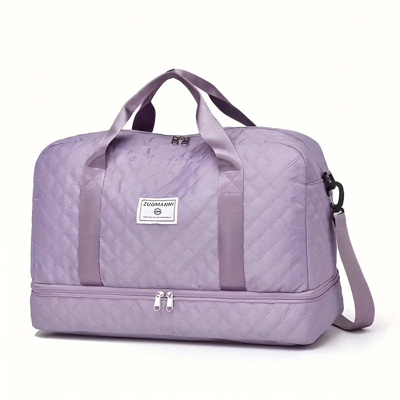 Luxury Duffel Bag, Large Capacity Handbag Shoulder