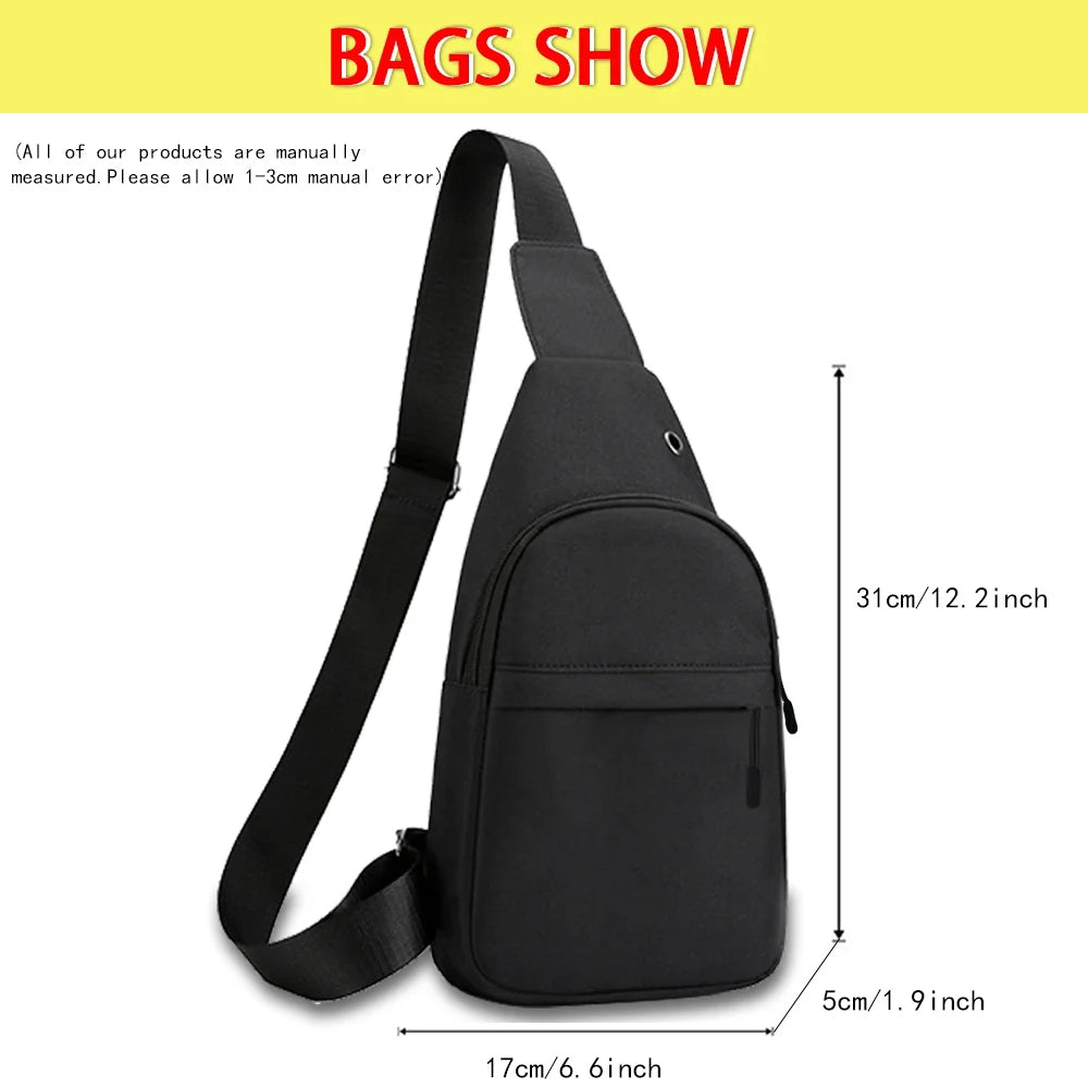 2023 Fashion Man Small Chest Bag Phone Pocket Cross Body