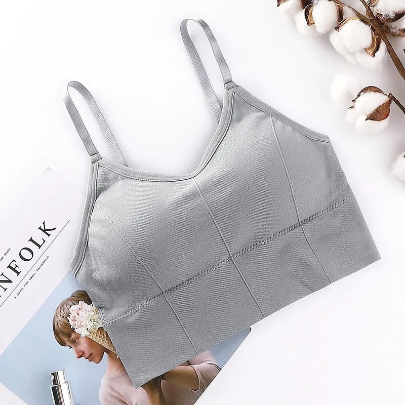 1PCS Adjustable Sports Bra with removable cups Seamless