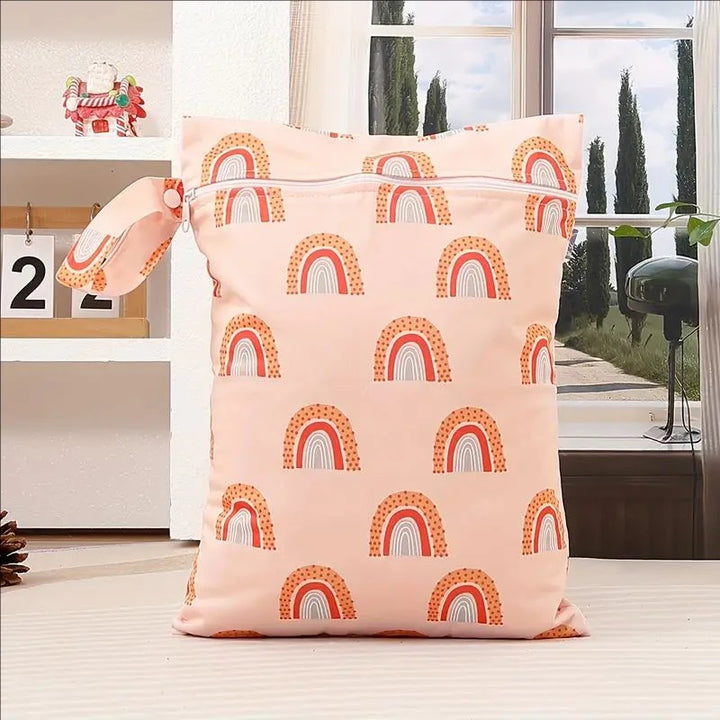 Elinfant 1PC Waterproof Portable Diaper Bag,Reusable