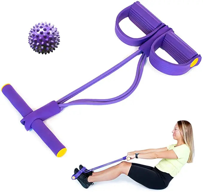 Fitness Workout Bands Elastic Pull Rope Equipment Pedal