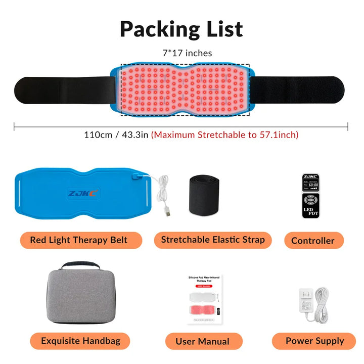 24W Knee Heating Pad Red Infrared Light Phototherapy Body