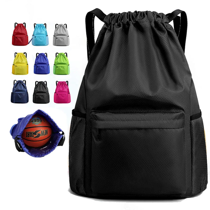 Sports Drawstring Backpack String Bag Sackpack