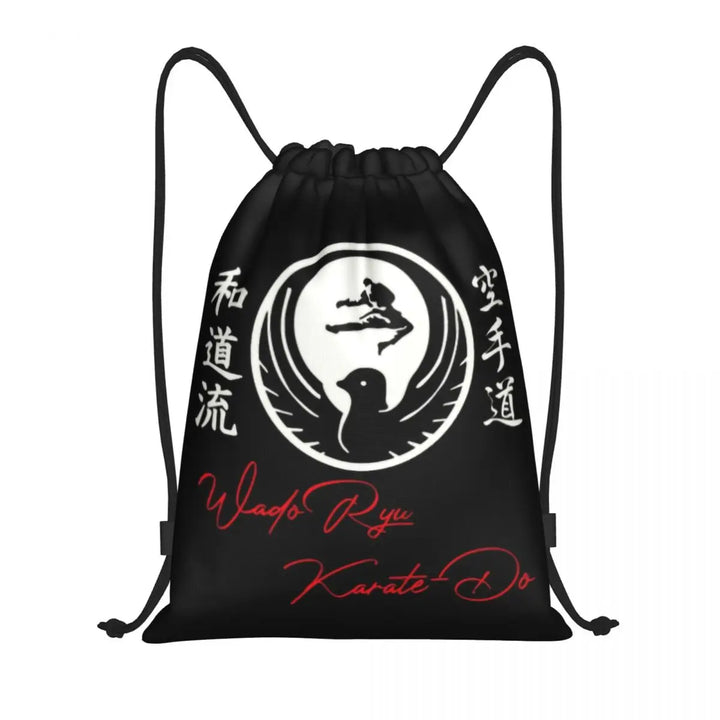 Kyokushin Karate Logo Drawstring Backpack